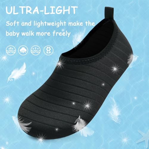 Image of ANLUKE Kids Boys Girls Water Shoes Barefoot Aqua Socks Fast Dry Beach Swim Outdoor Sports Shoes for Toddler