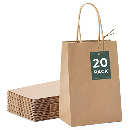 GSSUSA Sturdy Kraft Paper Bags