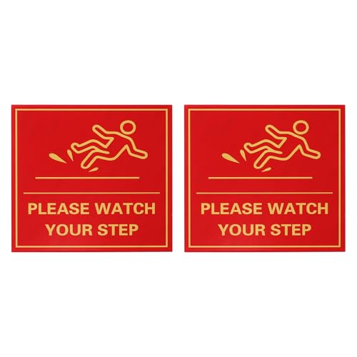 Panneau Attention À Vos Pas acrylique pour éviter les chutes et sécuriser les marches