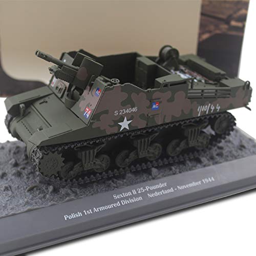 Char Sexton II Polonais 1/43 FLOZ miniature en métal armée Pays-Bas 1944