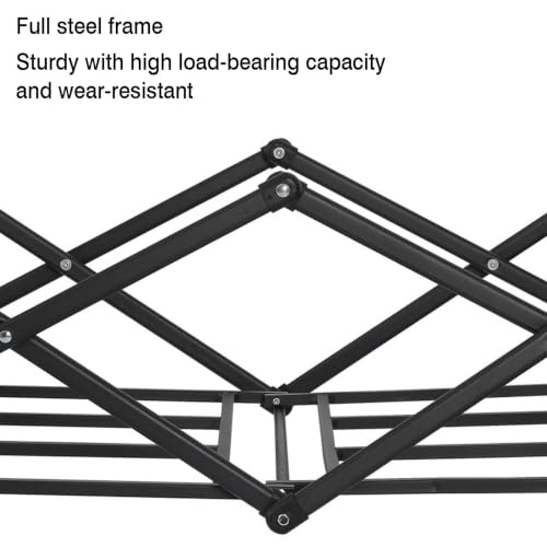 Carro plegable resistente, carrito utilitario ligero 5