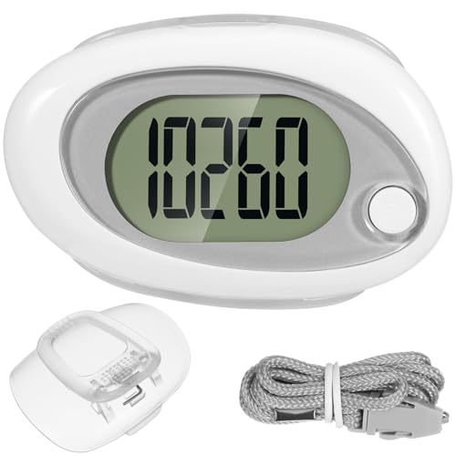 SUPVOX Mini Pedometer for Walking Large Screen Step Counter Accurate Step Counter for Seniors