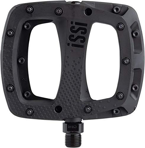 iSSi -Thump 9/16\" Flat Bicycle Pedals, Replaceble Pins, Standard Size, Black