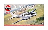 Airfix Vintage Classic Set - Beagle Basset 206 - Plastic Model Aircraft Kits for Adults & Children 8+ - 1:72 Scale Model Aircraft Sets