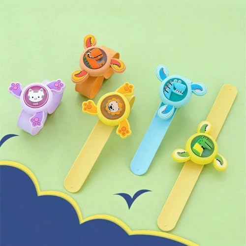 Image of BELOXY Cartoon LED Light Kids Rakhi Toy Boy Girl, Slap Band Cartoon Wrist Band with LED Light Up Great Birthday Gift Toys for Kids (Assorted Color and Model)