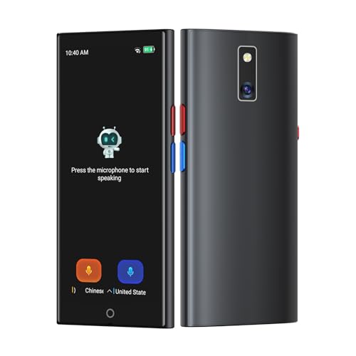 Language Translator Device, 2025 Upgraded Chip Two Way Real-Time Voice Translator, 150 Languages AI/Online/Offline/Group/Phone Translation, No WiFi Needed, 5.5' HD Screen for Travel Business Learning