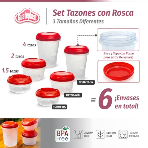 El Mejor Listado de Contenedor hermetico rojo disponible en línea. 9 Imagen adicional