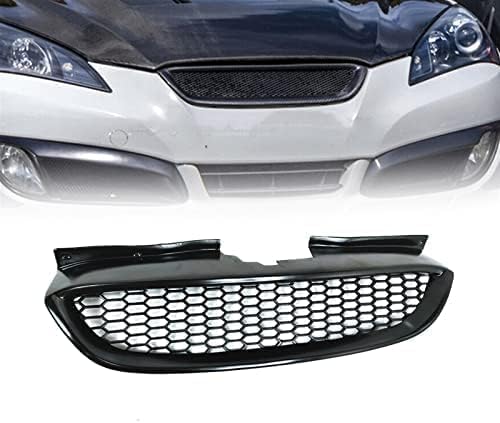 For H-yundai For Genesis Coupe 2008 2009 2010 2011 2012 Front Grille Honeycomb Style Racing Grills Upper Bumper Hood Mesh Grilles