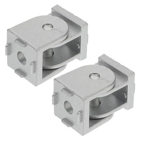 Cabilock 2pcs Zinc Alloy Flexible Pivot Joint Connector for Aluminum Profile Extrusion Lightweight Pivot Bracket with Easy Installation Premium Craftsmanship for Professional and Personal