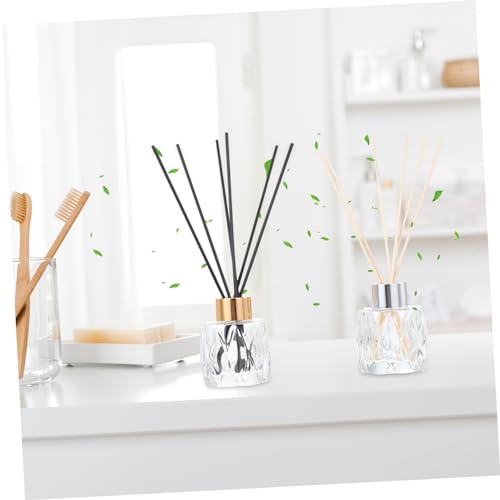 Set Difusor de Botellas de Vidrio Transparente Healifty 4 Unidades miniatura 7