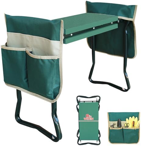 RAIN SPIRIT Garden Kneeler and Seat Gifts Foldable Gardening Stoo...