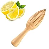 Tamaño: 16,5 x 4 cm 1 exprimidor manual de madera de limón exprimidor de limón exprimidor de limón exprimidor de cítricos y exprimidor de limón