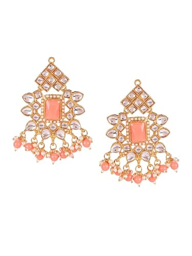 Juego de joyas con piedras rosadas DMZ-2955 de latón y complementos de moda mujer 2