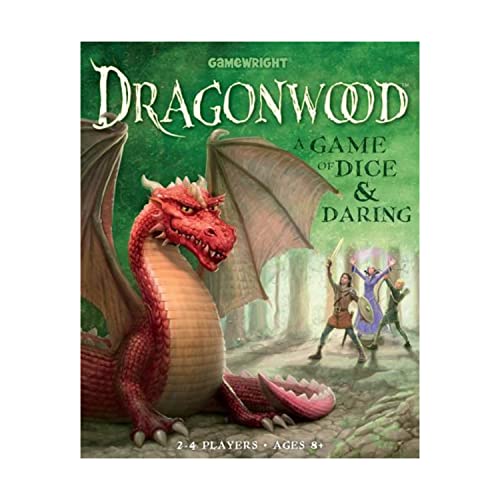 Gamewright Dragonwood A Game of Dice & Daring Board Game Multi-colored, 5"…