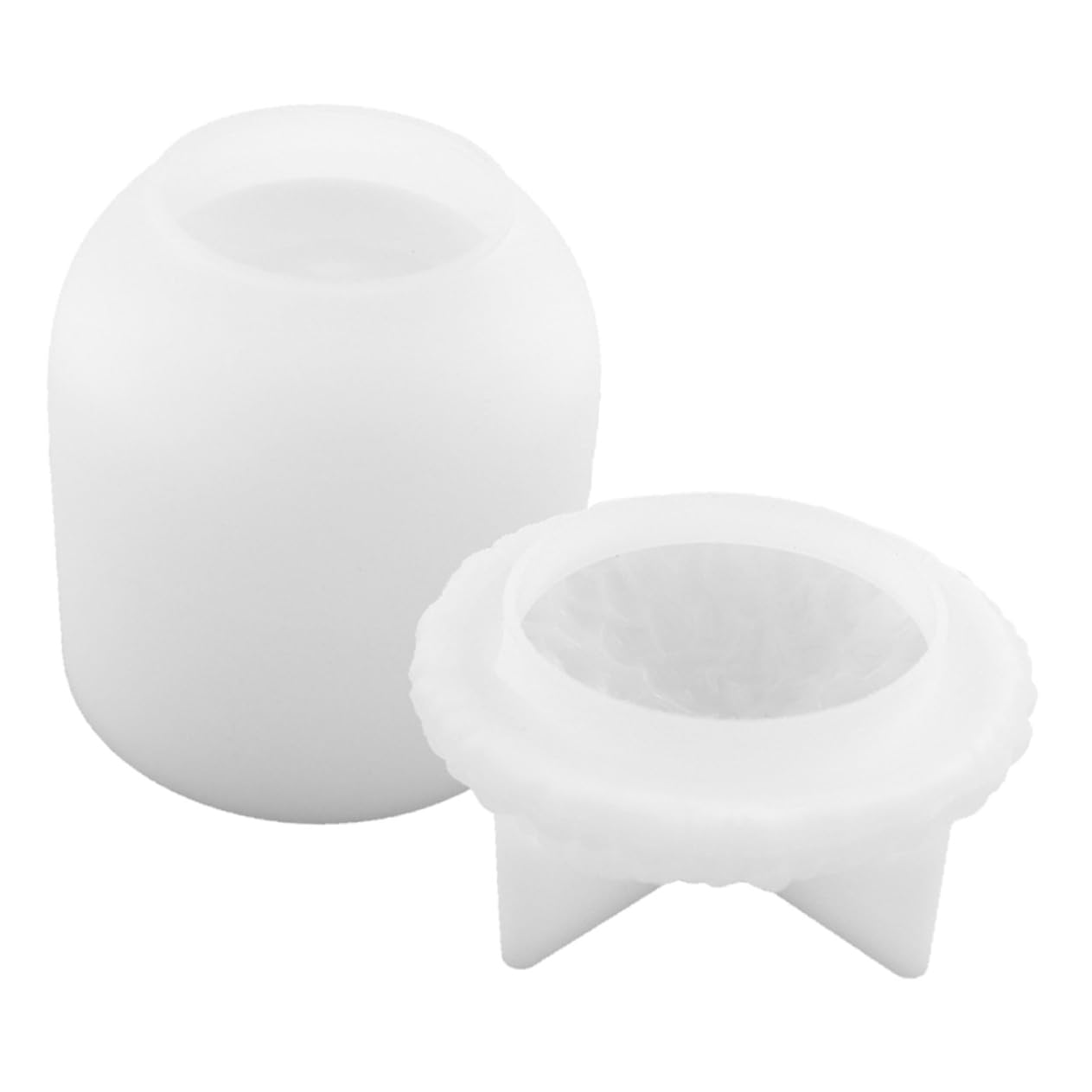 NUOBESTY 3piezas Moldes De Silicona Para Epoxy y Moldes De Almacenamiento Forma De Jarrón Para Manualidades Kit Silicona Para Creaciones Artísticas
