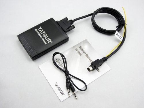 Yatour Auto-Musikwechsler, Digitaler Musikwechsler, USB, SD, AUX, MP3-Player, Adapter, Digitaler Auto-Audio-Eingang für Vol SC