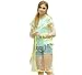 Mengsha's Transparent Fashionable EVA Vinyl Women's Waterproof Raincoat Runway Style with Belt