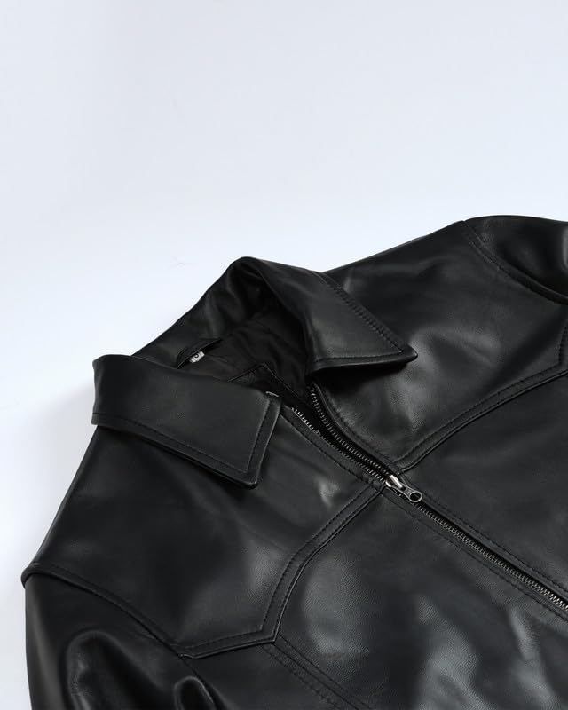 Image of Blingsoul Leather Jacket Men, Black and Brown Leather Jackets For Men