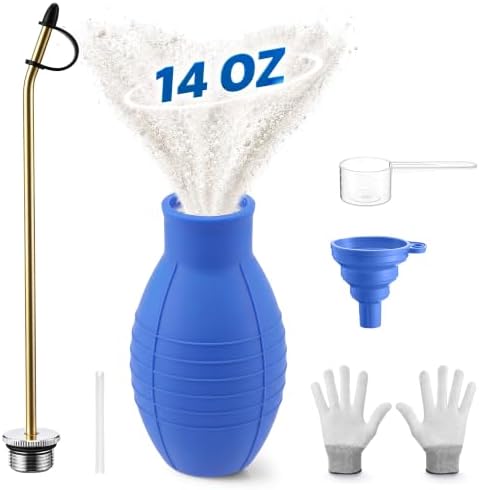 Diatomaceous Earth Powder Duster, Blue, 14 oz, 1 Set — 사진 2