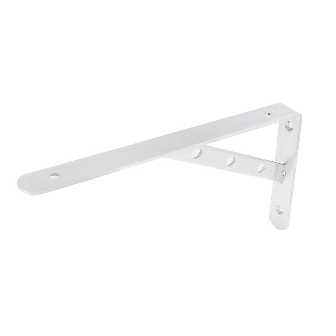 New Lon0167 Supporto per In primo piano mensole efficacia affidabile per scaffali a forma di L in acciaio inox a 4 pezzi 25cmx15cm(id:5c3 56 2c 74d)