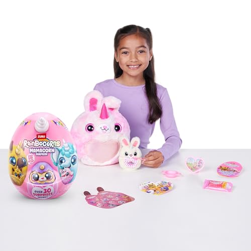 Rainbocorns Mamacorn Surprise by ZURU, Collectible Plush Toy for Girls 3+, Trudy
