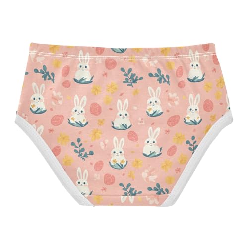 Little Girl Underwear Toddler Panties Kids Undies Easter Rabbit Soft Cotton Briefs 2T-8Y2