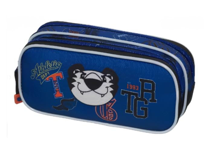 ESTOJO ESCOLAR TIGOR DUPLO VARSITY 100% ORIGINAL