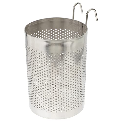 Alipis Cesta De Drenaje De Acero Inoxidable Para Cubiertos y Vajilla, Portacucharas Resistente Al Agua, Diseño Compacto y Estable Para Uso Doméstico