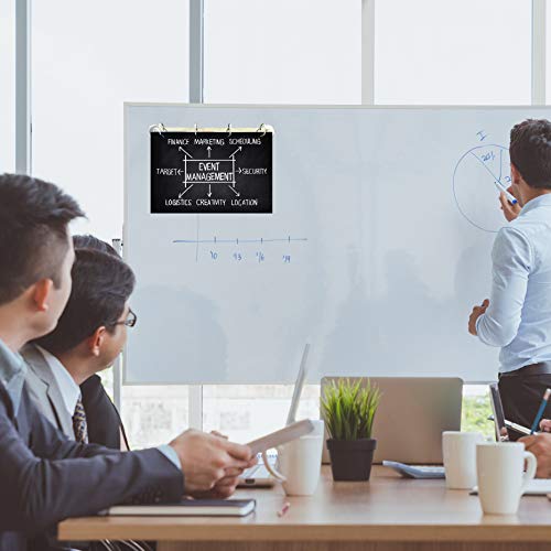 10 Pack Of Magnetic D-Ring Binder Mechanism, 4-Ring Binders 1-Inch Capacity D-Shaped Rings, 5S Visual Aid For Hanging A4 Size Sheets Of Paper Documents Files #TOP6