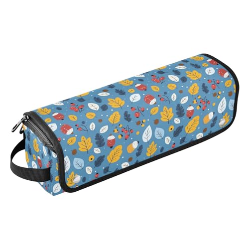 Bolsa de viaje para herramientas de cabello Acorns Berries Marble, resistente al calor, con tapete aislante para planchas, rizadores y accesorios de cuidado capilar, organizador portátil
