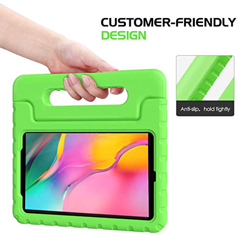 Bmouo Kids Case For Samsung Galaxy Tab A 8.0 2019 Sm-T290/T295, Galaxy Tab A 8.0 Case 2019, Shockproof Light Weight Protective Handle Stand Case For Galaxy Tab A 8.0 Inch 2019 Without S Pen - Green #TOP2