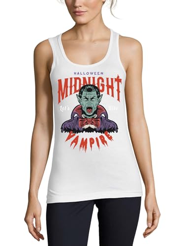 Camiseta sin mangas Halloween Vampire para noches de fiesta y eventos