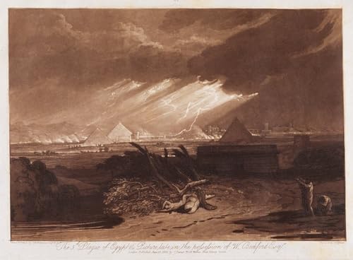 Cuadro de Turner Quinta plaga de Egipto impreso en lienzo artístico premium de 60x90cm