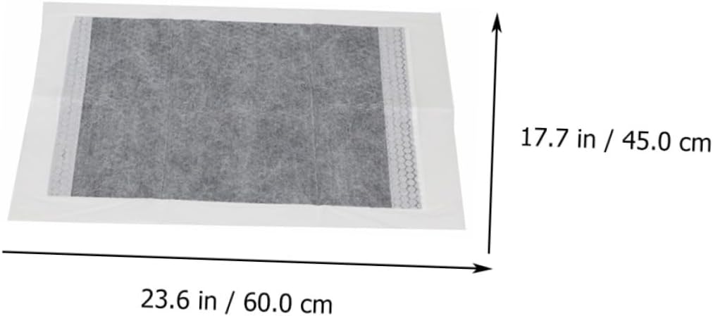 30-Pack Thick Absorbent PET Training Pads Black Urinal Cushion for Dogs and Cats 60x45cm Pee Pads Strong Water Absorption for Housebreaking