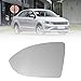 Price comparison product image Wing Mirror Glass Heated Left Passenger Side Mirror Blind Spot Replacement for VW Golf MK7 2013-2020 (Left)