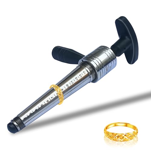 Manual Ring Stretcher & Adjuster for Premium Metal Bands (Sizes 214) Enlarger and Expander for Rings Jewelry Making Tool for Rings and Bands of Platinum Gold & Silver