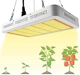 Verbessertes LED-Design: Die Pflanzenlampe Total 1683PCS LED-Chips sind viel heller und jeder Lampenkügelchen kann das von der Pflanze benötigte Spektrum liefern. Sie kann Ihre Pflanzen dazu bringen, mehr Energie der Chlorophyll-Synthese aufzunehmen und sie beim Keimen von Pflanzen zu unterstützen. Die 1000-W-LED-Wachstumsleuchte im Daisy-Chain-Design ermöglicht die gleichzeitige Verbindung mehrerer Leuchten.