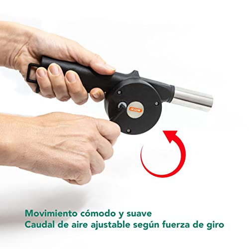 Portable Barbecue Fan, Manual Barbecue Blower, Portable Barbecue Fan, Fireplace Blower on Barbecue Blower, Barbecue Blower and Fireplaces, Barbecue Fan (Manual) - Image 2