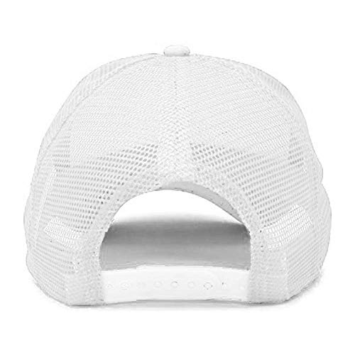 Image of MR.R Sublimation Blanks Polyester Mesh Cap Mesh Hat Two Tone Trucker Summer Mesh Cap with Adjustable Snapback,2pcs per Pack