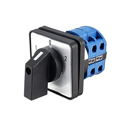 Osmond Interruptor de Conmutación LW26-25, 3 Posiciones, 8 Terminales, de Leva Giratorio Universal, Interruptores de Enclavamiento, 550 V, 25 A