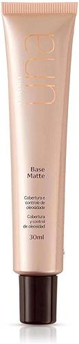 Una Base Matte 16F, Cobertura e Controle de Oleosidade, 30ml