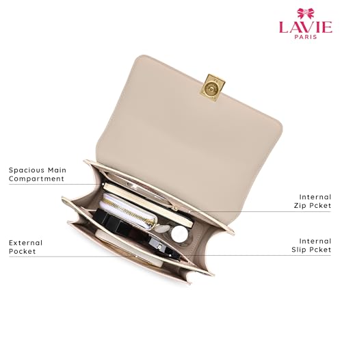 Image of LAVIE PARIS Women's Fluer Medium Flap Crossbody Sling Bag | Ladies Purse Handbag | Gift for Women