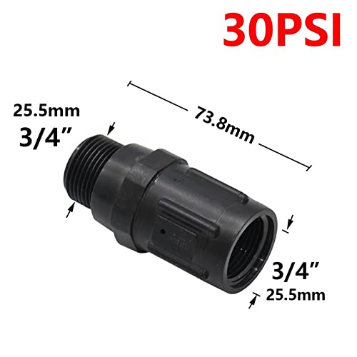 Régulateur de pression d'eau préréglé 25 PSI pour sécuriser l'arrosage de jardin