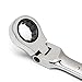 GEARWRENCH 7 Pc. 12 Pt. Flex Head Ratcheting Combination Wrench Set, SAE - 9700