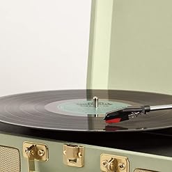 CREATE/Record Player Pop/Tourne-Disque Portable Vert Pastel/avec Bluetooth USB, SD, MicroSD et Mp3 - Les Beatles, Paul McCartney, John Lennon, RIngo Starr, George Harrison CREATE/Record Player Pop/Tourne-Disque Portable Vert Pastel/avec Bluetooth USB, SD, MicroSD et Mp3 – Image 2