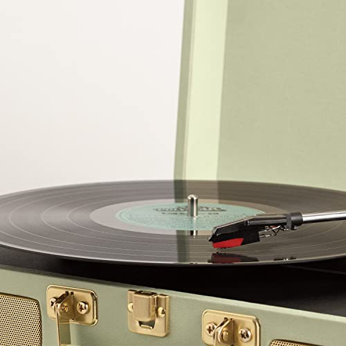 CREATE/Record Player Pop/Tourne-Disque Portable Vert Pastel/avec Bluetooth USB, SD, MicroSD et Mp3 - Les Beatles, Paul McCartney, John Lennon, RIngo Starr, George Harrison CREATE/Record Player Pop/Tourne-Disque Portable Vert Pastel/avec Bluetooth USB, SD, MicroSD et Mp3 – Image 3
