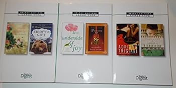 Paperback Reader's Digest LARGE TYPE Three Book Bundle Collection of Select Editions Novels, Includes: 2013 the underside of joy and Promise me - 2012 Very Valentine and Lipstick in Afghanistan - 2012 the orchard and Emory's GIFT Book