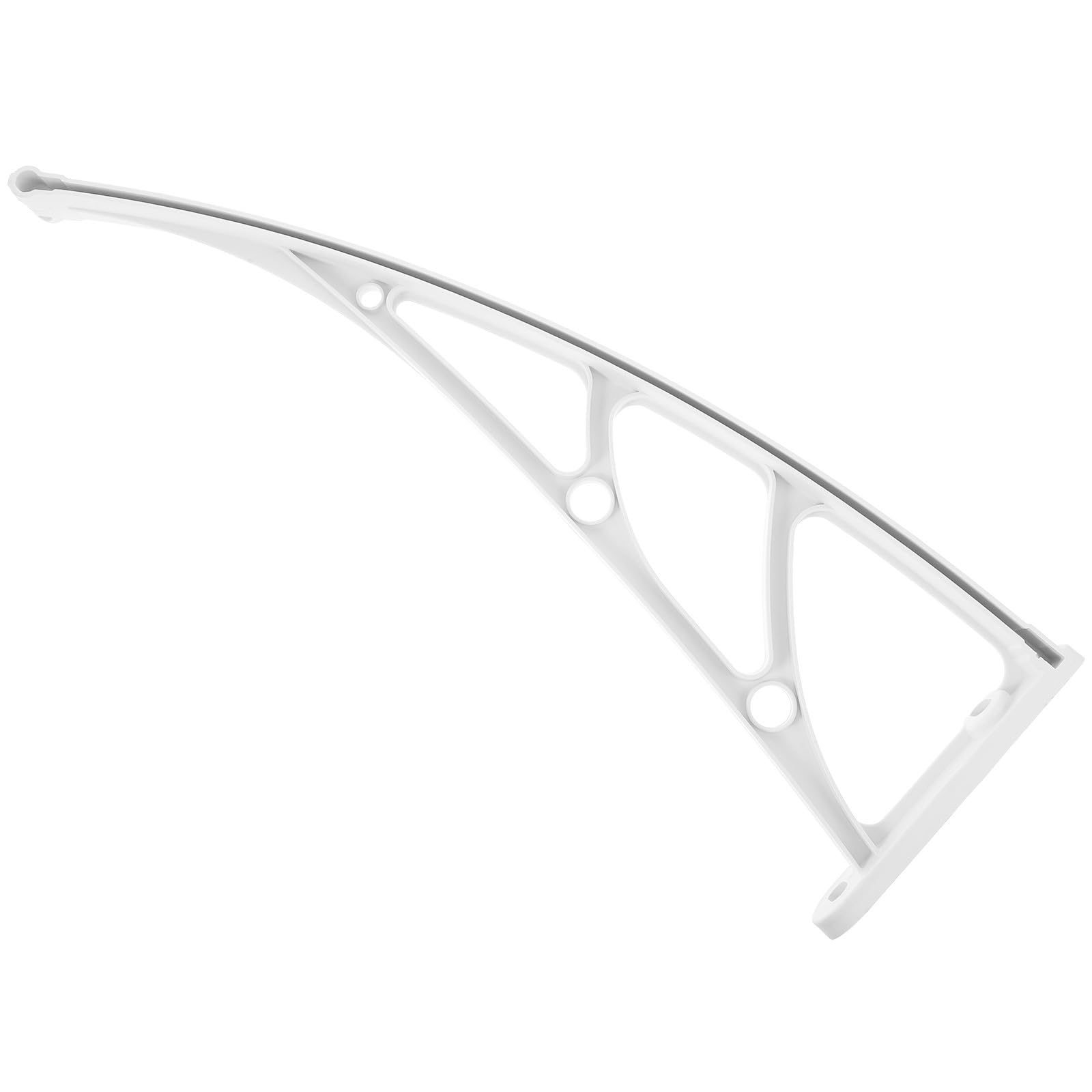 Soporte para toldo exterior de PVC blanco resistente al clima ABOOFAN para ventanas