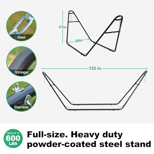 Gafete A0106VVST Universal 2 Person Hammock Stand Only thumb #4
