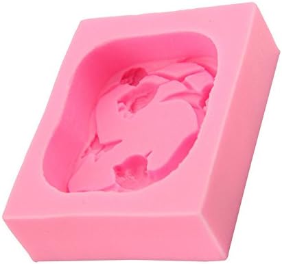 Miniatura 2 de Molde de silicona para fondant para decoración de tartas, juego de gato 3D, molde de silicona, arcilla polimérica, moldes de jabón hechos a mano,